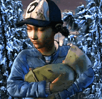 The Walking Dead Game Tongue Out GIF