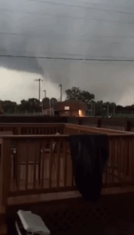 Possible Tornado Spotted Near Crest Hill, Illinois