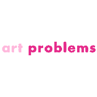 Art Problems Sticker