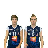 Volleyball Happy Dance Sticker by vdk Gent Damesvolley