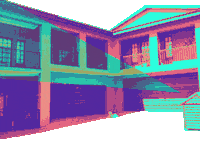 swirling acid house STICKER