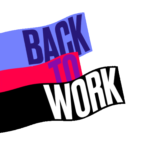 Work Flag Sticker