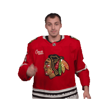 Point Up Sticker by NHLBlackhawks