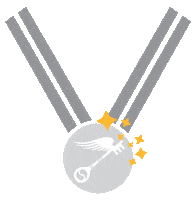 gold medal silvermedal Sticker by Art & Writing Awards