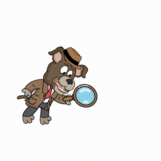 Sherlock Holmes Dog GIF by Cashew Gets a Job