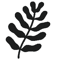 Karadoescolouring illustration nature black plant Sticker