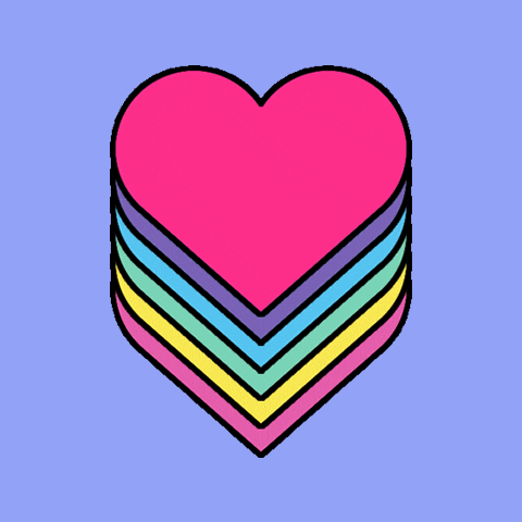 Love You Hearts GIF