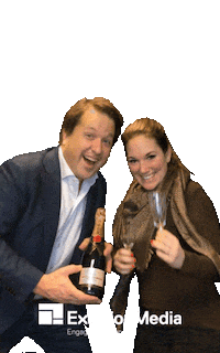 Happy Fun Sticker by Exterion Media NL