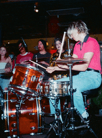 drumming rock star GIF by Epitaph Records