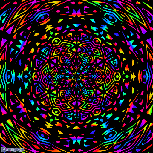 rainbow pattern GIF by Psyklon