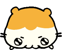 Hamster Eating Sticker