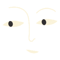 Face Mirar Sticker