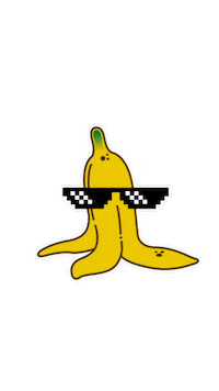 life banana Sticker