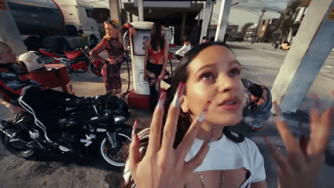 Music Video Bike GIF by ROSALÍA