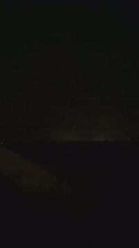 Flashes of Lightning Illuminate Sky Above Kaufman County, Texas