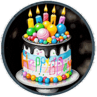 Happy Birthday Love Sticker