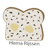 HemaRijssen eating comida hema rijssen Sticker