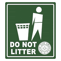 saveoursmokies recycle litter do not litter no littering Sticker