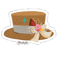 Hat Headpiece Sticker by Lifestyle Store