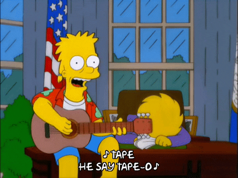 playing bart simpson GIF