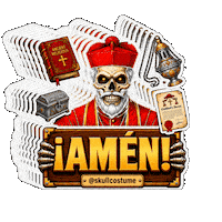 Halloween Skull Sticker