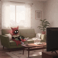 Relaxing Cartoon Character GIF by G*BOY