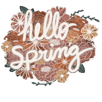 Flower Hello Sticker