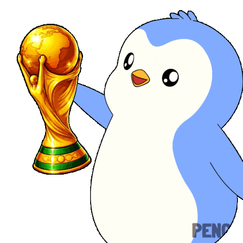 World Cup Win Sticker by Pudgy Penguins