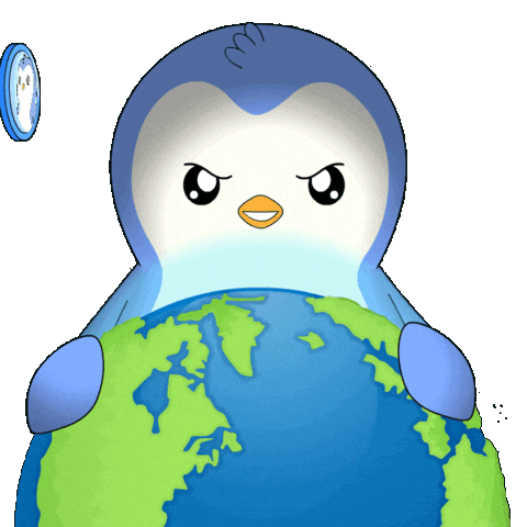 Revolve World Domination Sticker by Pudgy Penguins