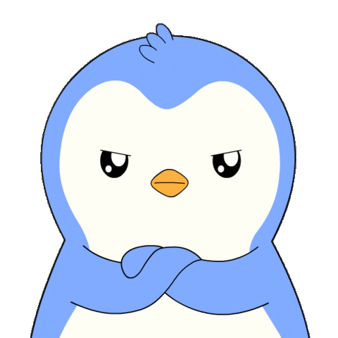 Penguin No Sticker by Pudgy Penguins