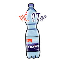 MOYASTACJA giphyupload water bottle woda Sticker