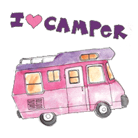 Camper Sticker