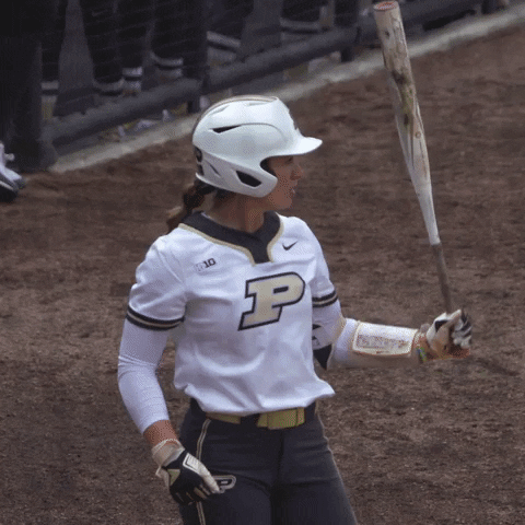 Purdue Boilermakers Softball GIF by Purdue Sports