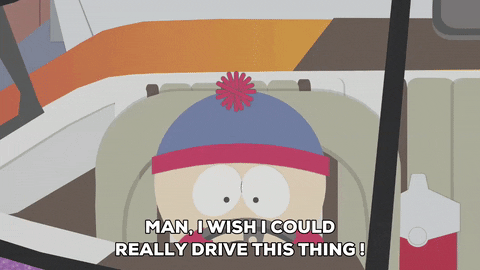 stan marsh vehicle GIF by South Park 