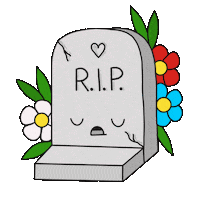 Sad Halloween Sticker