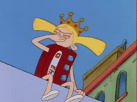 hey arnold nick splat GIF