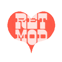 Heart Love Sticker by RetMod