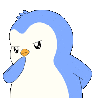 Who Is It What Sticker by Pudgy Penguins