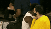 Checking In Regular Season GIF by NBA