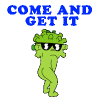 Sick Dance Sticker by DirtyBelgium