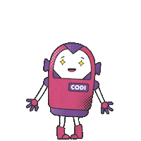 Happy Robot Sticker by IMDASG