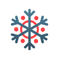 Snowdog-Arctic-Adventures sweden snowflake husky huskies Sticker
