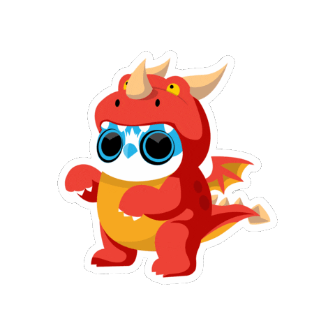 Dungeons And Dragons Dragon Sticker by Magic Omens