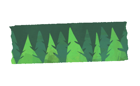 Journaling Pine Trees Sticker by zandraart