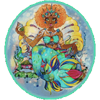 Big Hair Mermaid Sticker by THSeaSiren