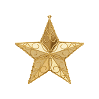 Golden Star Christmas Sticker by Tune Talk