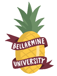 Pineapple Sticker by Bellarmine University