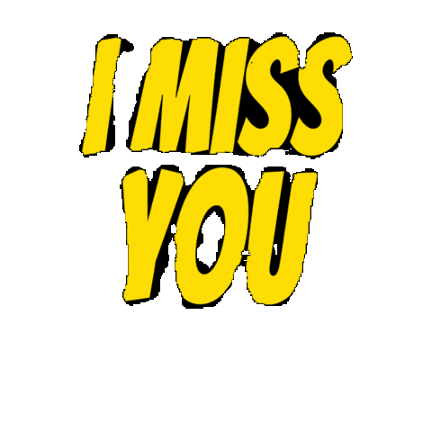 Miss U Love You Sticker