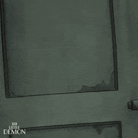 LittleDemonFX school scared oh no kick GIF