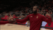 lebron james handshake GIF by NBA